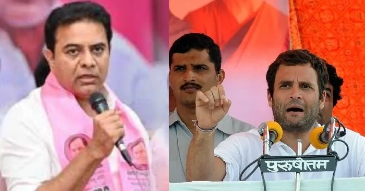 ktr targets congress over jobs criticizes govt in assembly